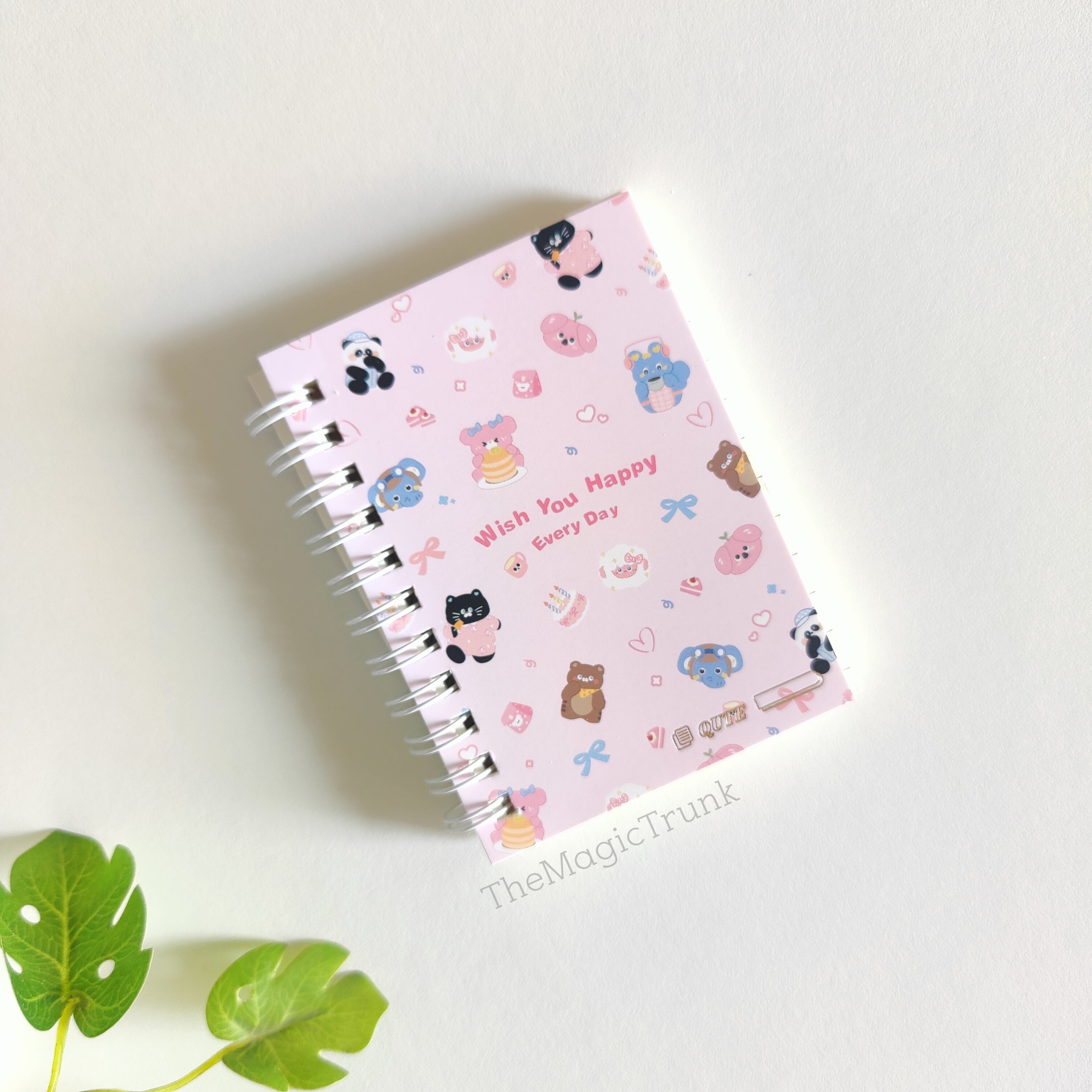 Kawaii Spiral Pocket Notebook Diary ( 1pc )