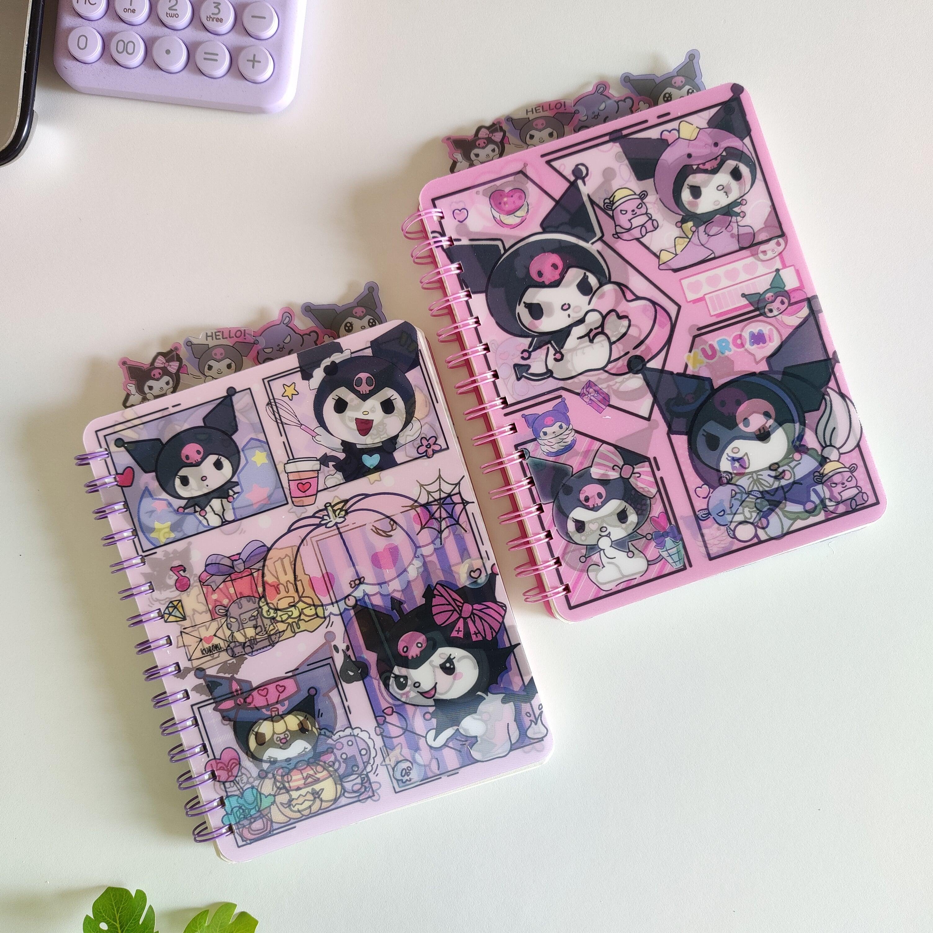 Kuromi Illusion Spiral Notebook Diary ( 1pc )