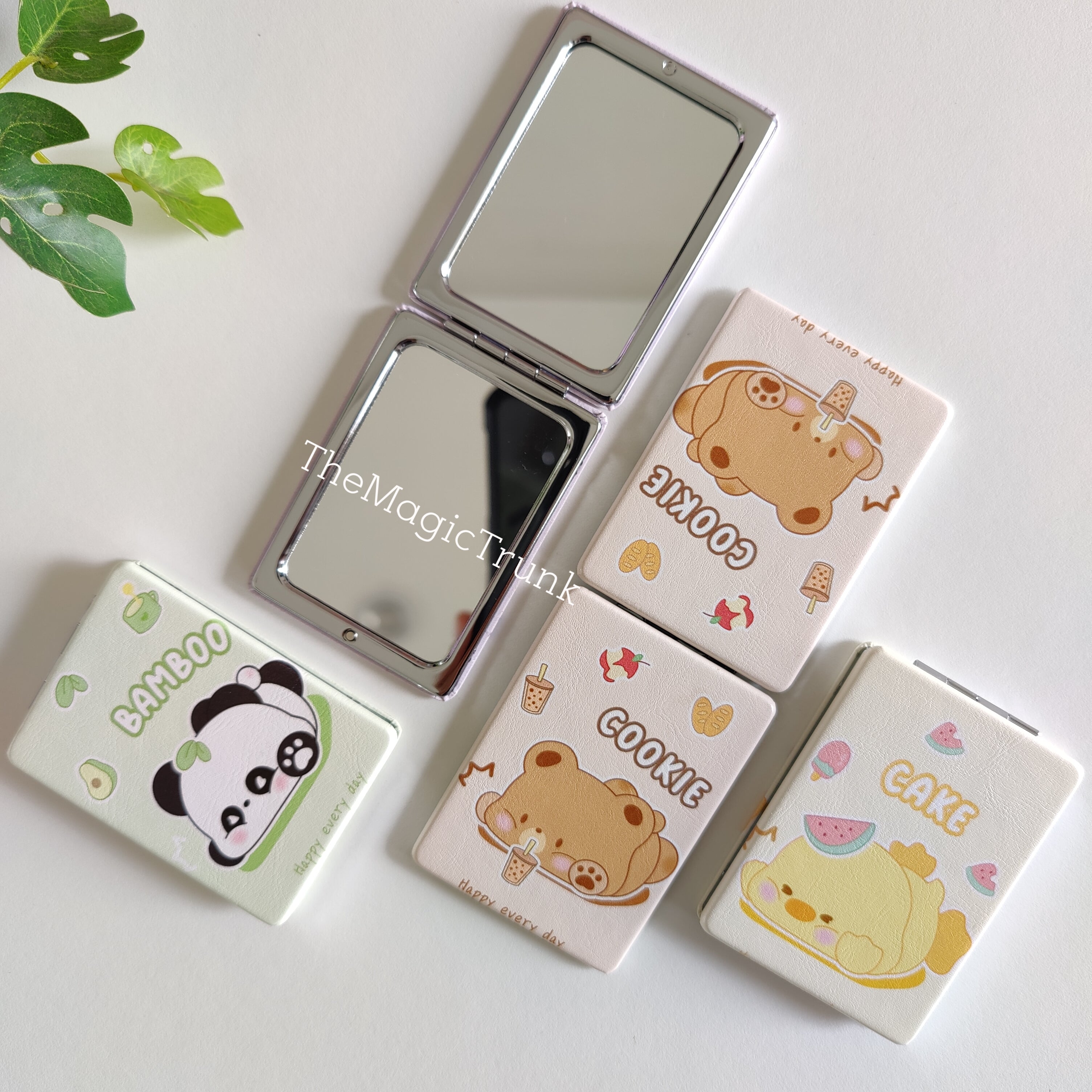 Dessert Character Cosmetic Pocket Mirror ( 1pc )