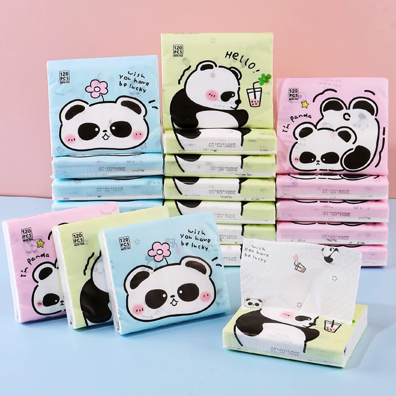 Panda Printed Tissues ( 1 pack )