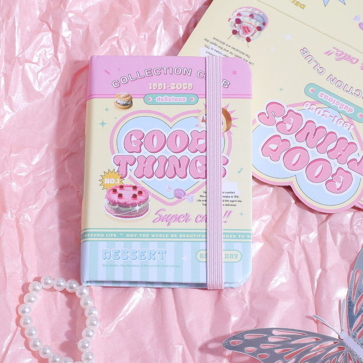 Retro Notebook Dairy A7 ( 1pc )