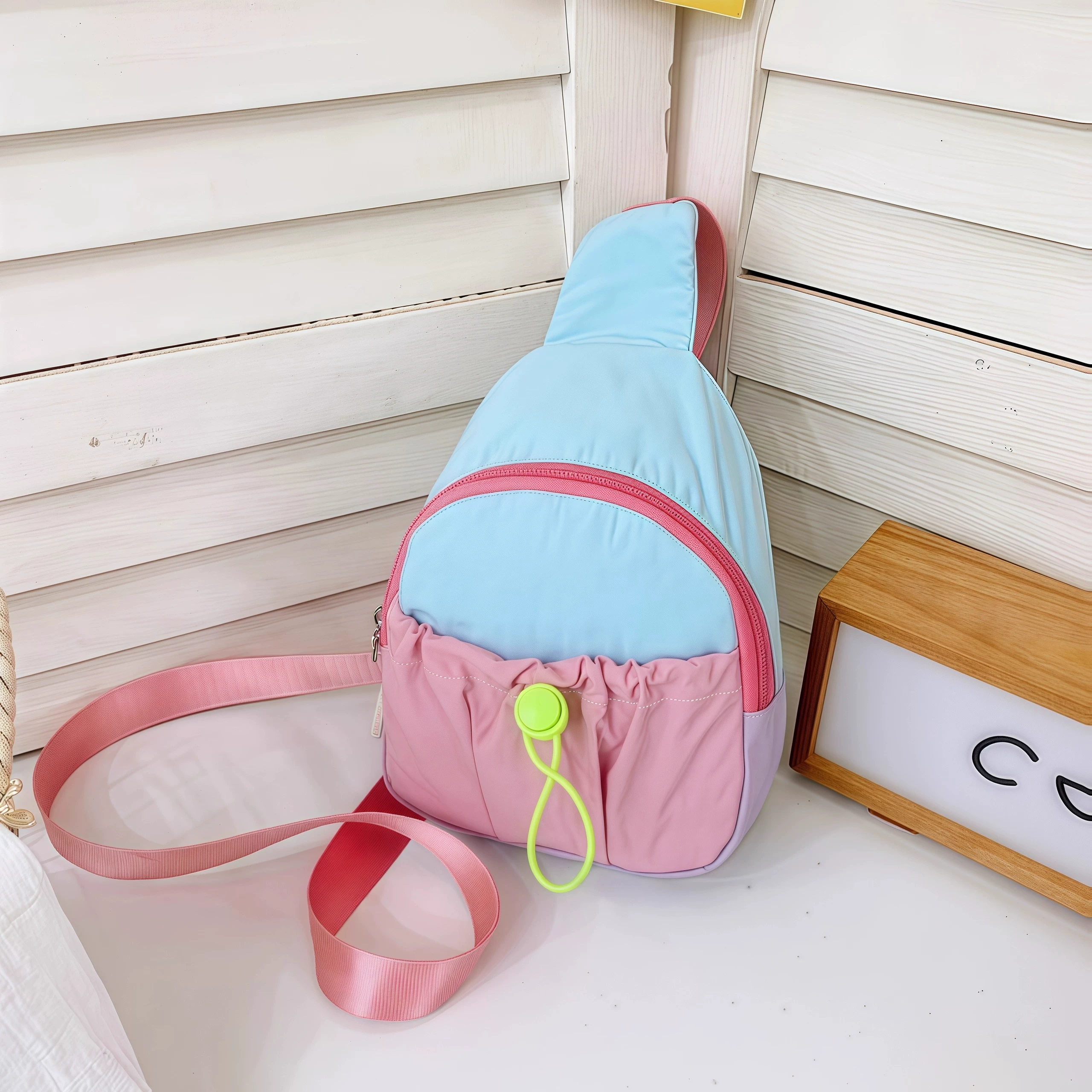 Pastel Cross Body Sling Chest Bag ( 1pc )