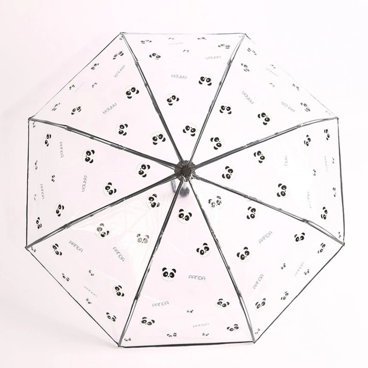 Panda Transparent Automatic Umbrella ( 1pc )