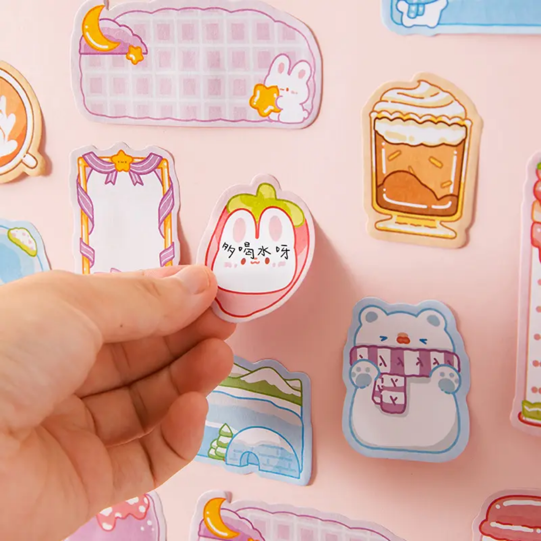 Chibi Charm Kawaii Sticky Notes ( 1pc )