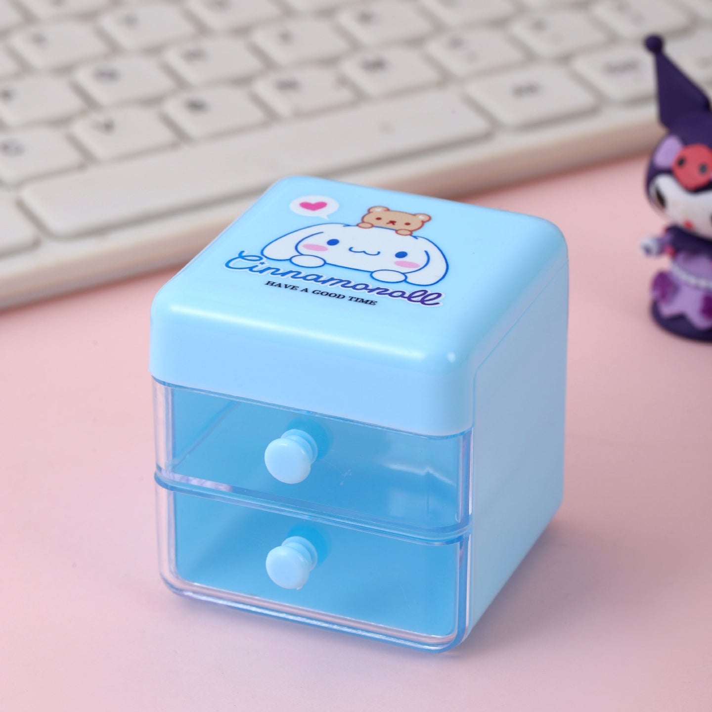 Sanrio Mini Desk Storage Organizer with Drawer ( 1pc )