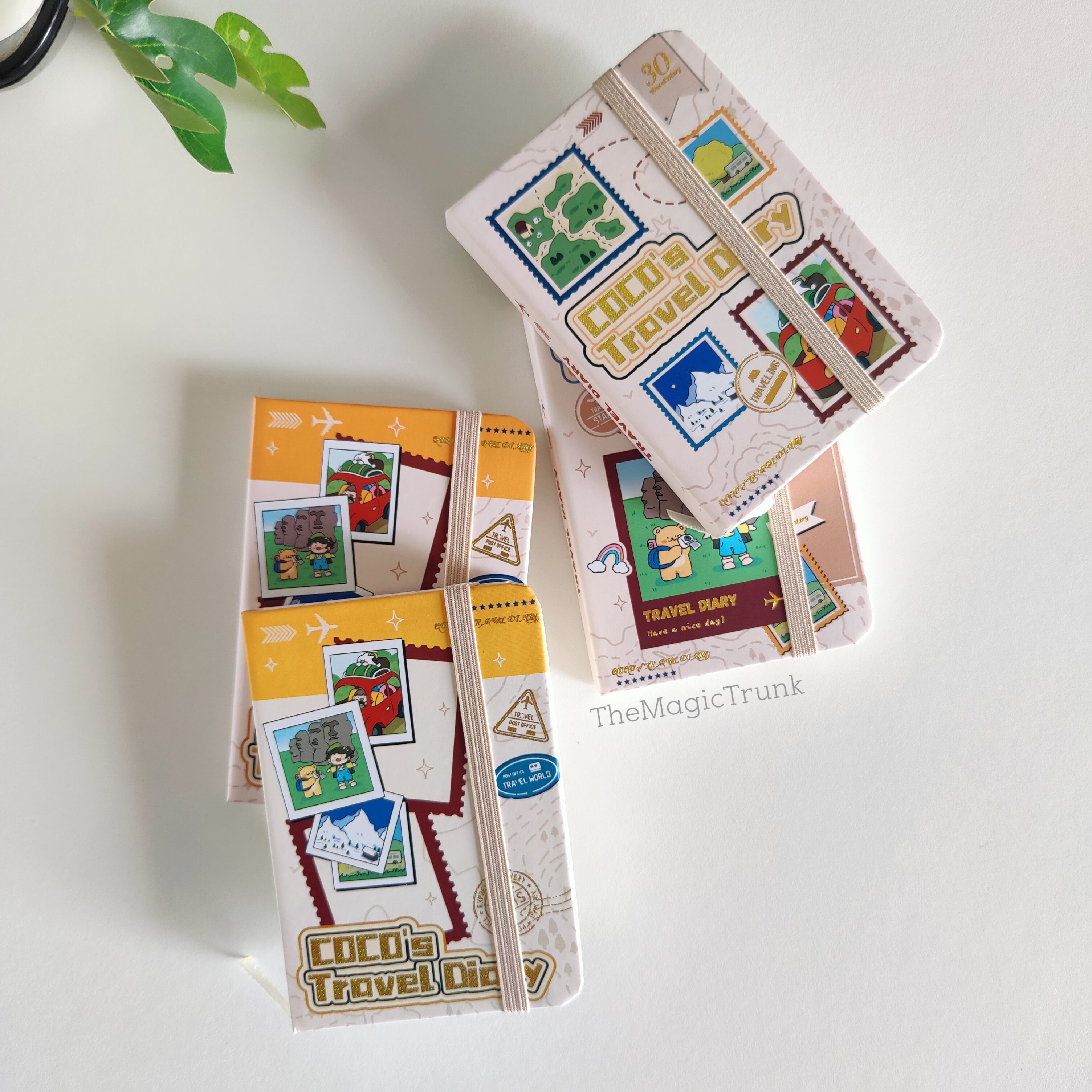 Coco's Travel Notebook Dairy A7 ( 1pc )