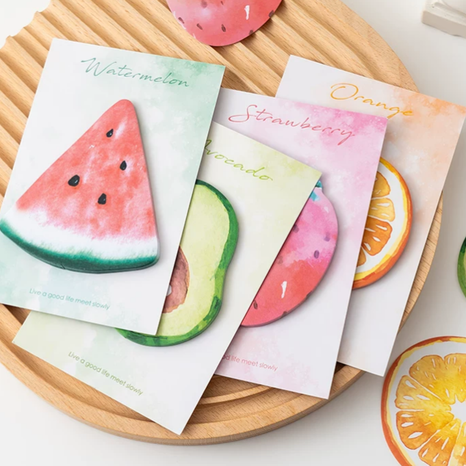Fruit Pop Sticky Notes ( 4pcs )