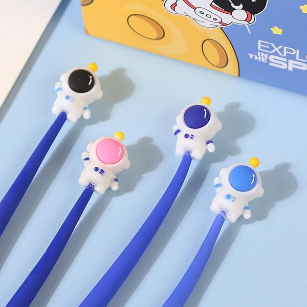 Space Astronaut Dancing Gel Blue Ink Pen ( 2pcs )