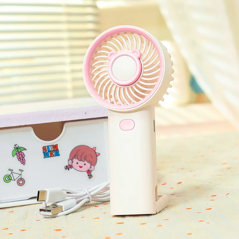 Pastel Three Speed Rechargable Fan ( 1pc )