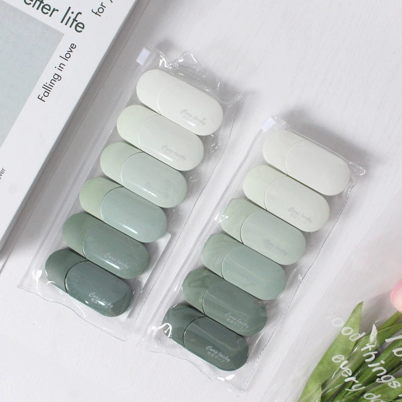 Gradient Morandi Correction Tape Set ( 6pcs )