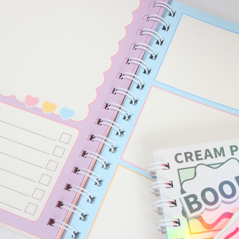 Puppy Holographic Spiral Notebook Diary ( 1pc )