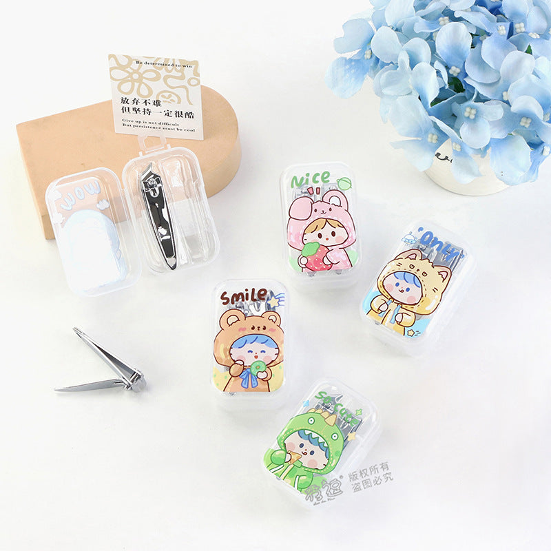 Kawaii Girl Manicure Nail Cutter Set ( 2pcs )