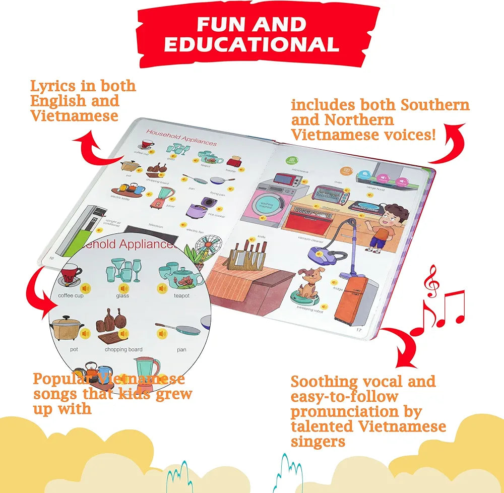 Interactive English Learning Kids Audio Book Rechargable ( 1pc )