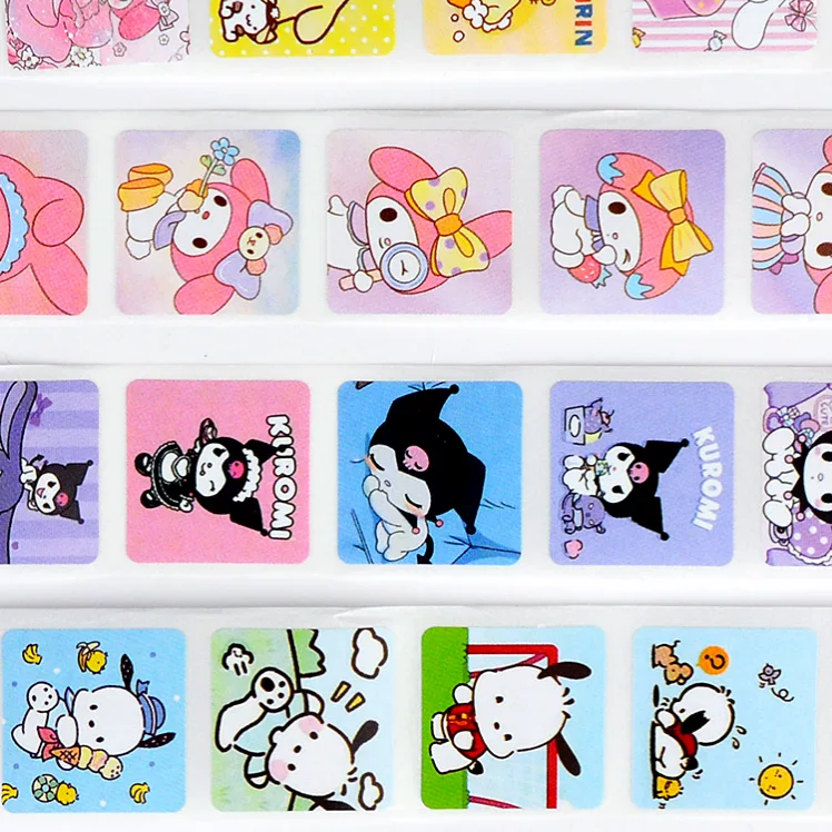 Sanrio Stamp Sticker Roll ( 500pcs )
