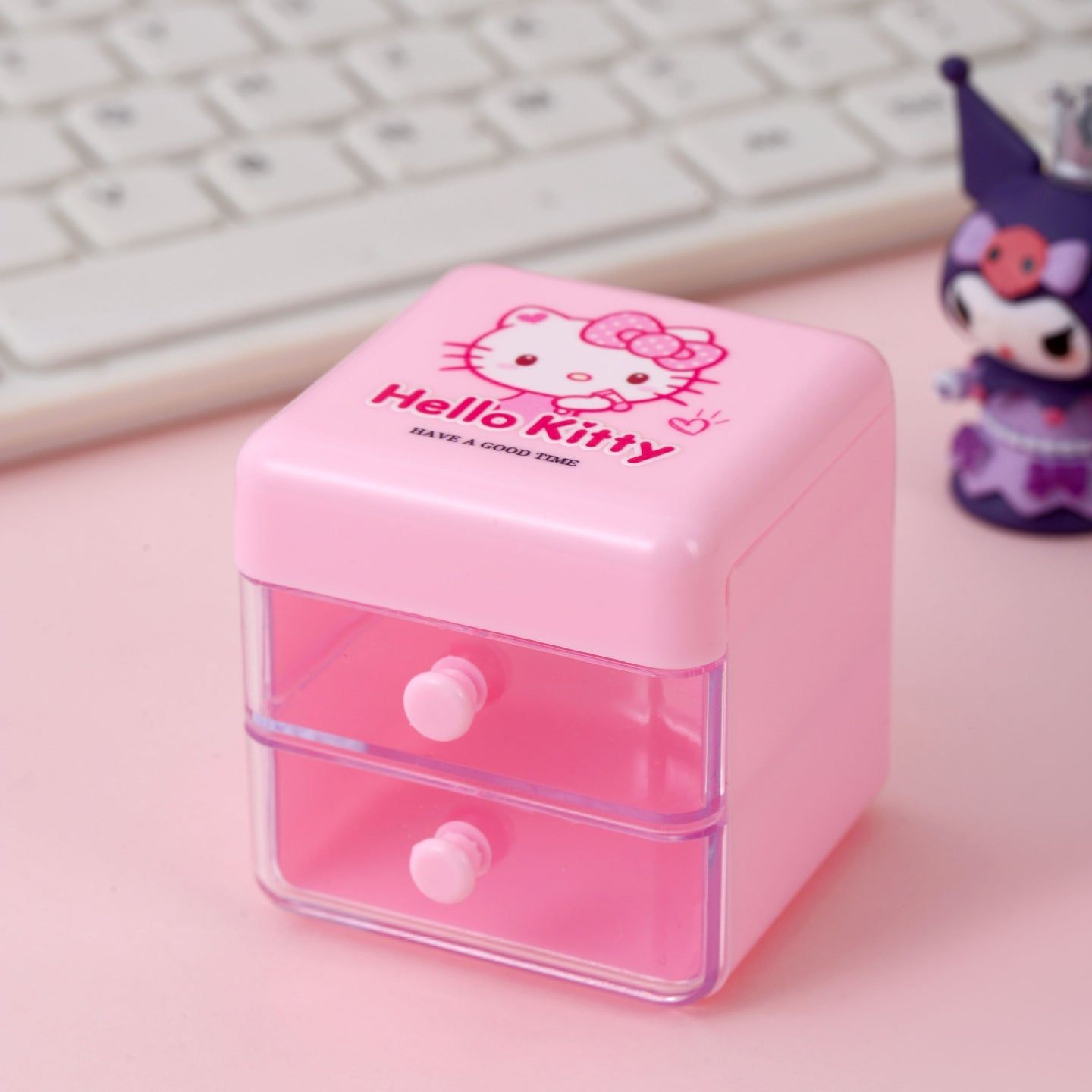 Sanrio Mini Desk Storage Organizer with Drawer ( 1pc )
