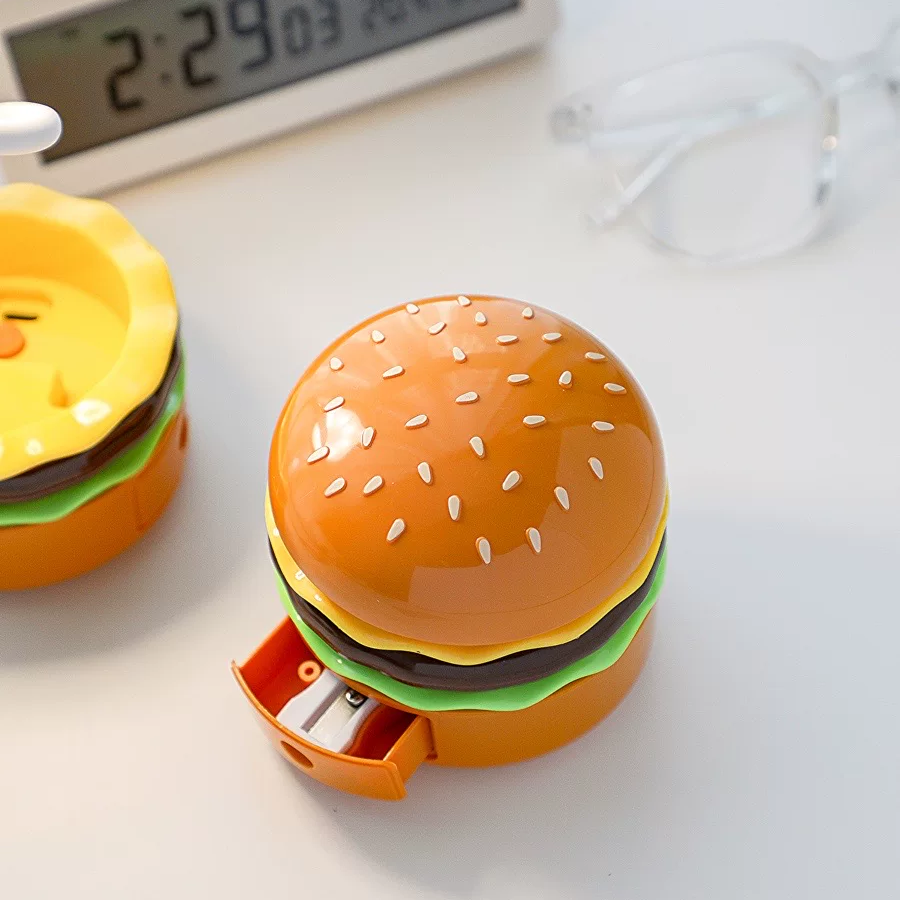 Burger Table Lamp With Sharpener Rechargeable ( 1pc )