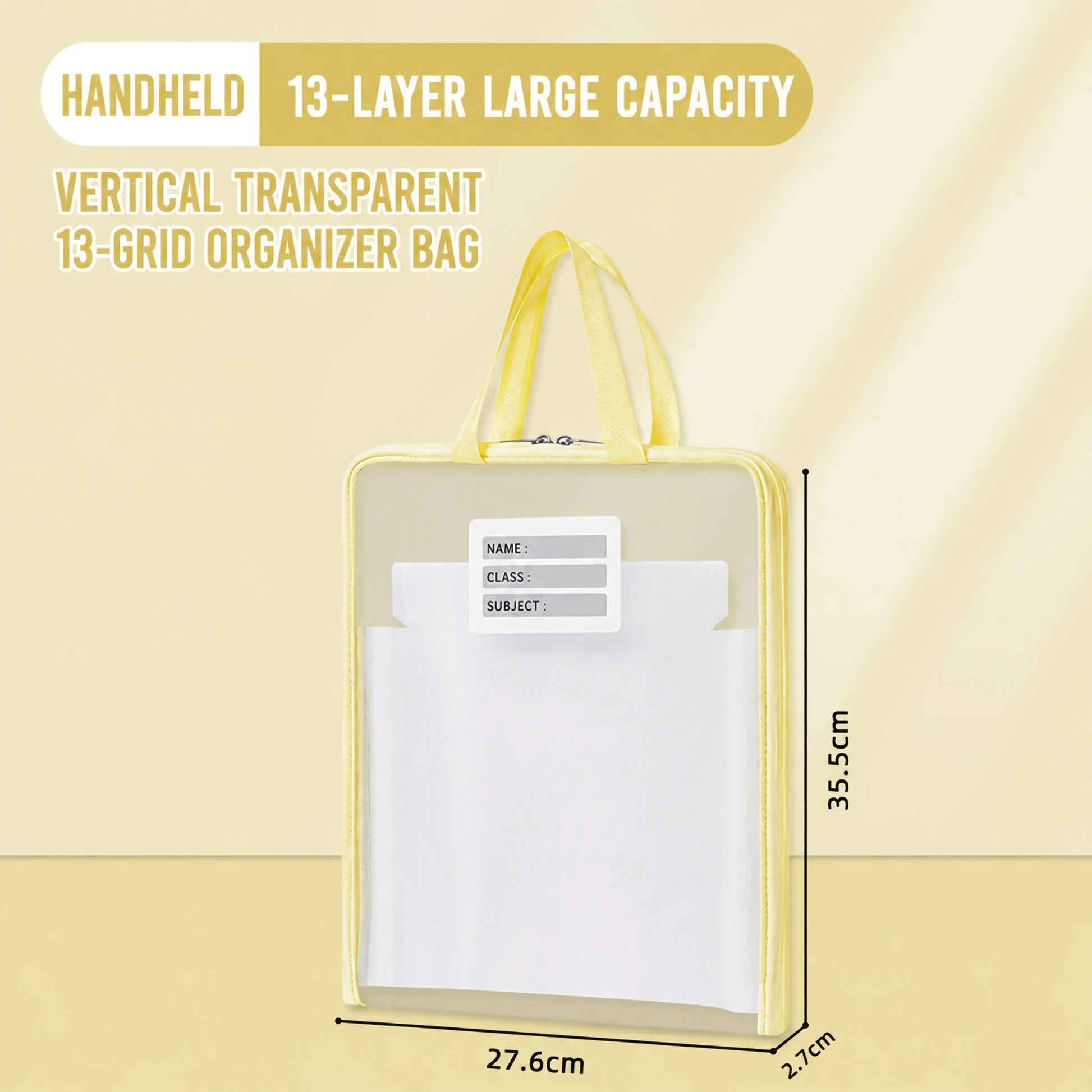 Aesthetic Mesh File Folder / Document Folder With Handle & Zip Closure A4 ( 1 pc )