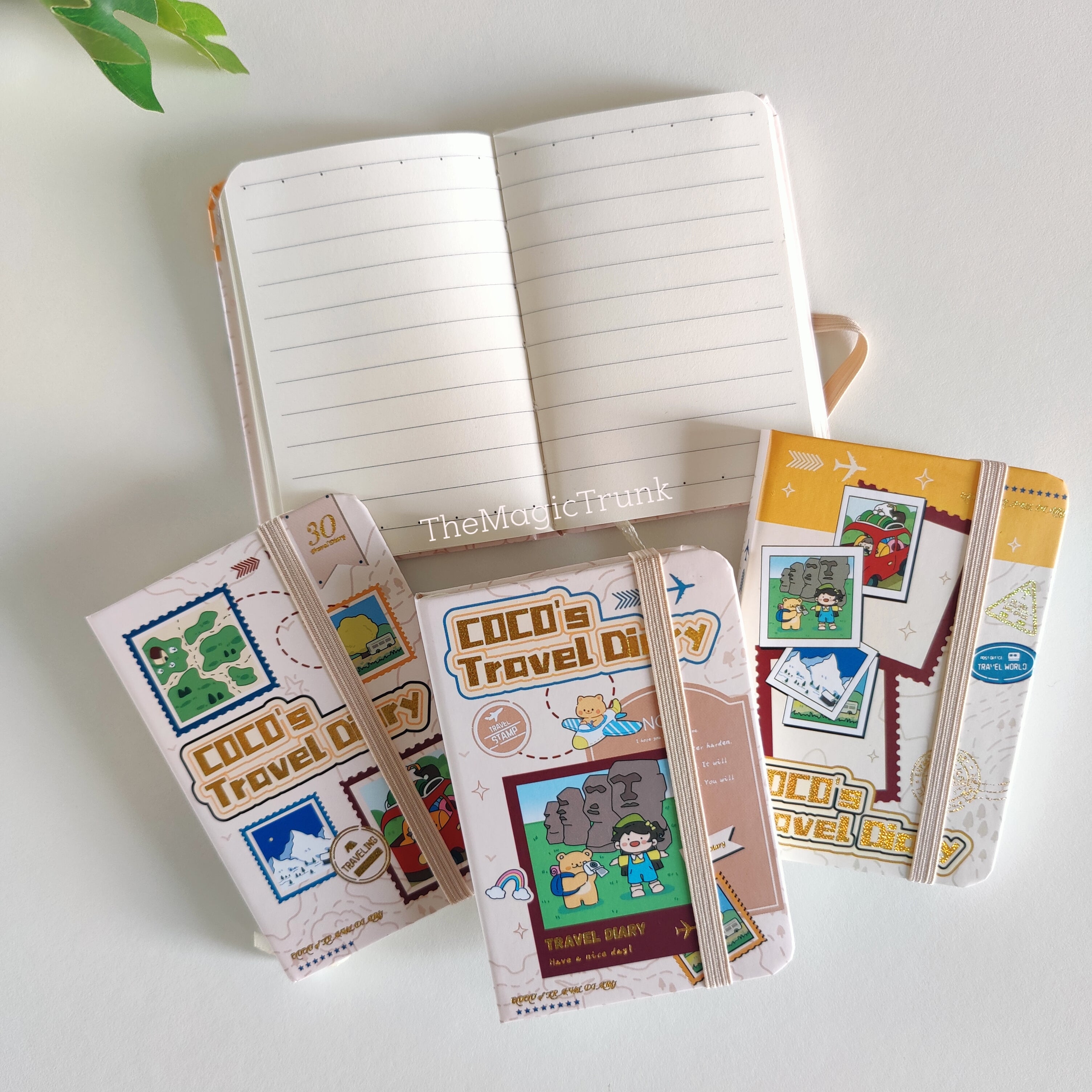 Coco's Travel Notebook Dairy A7 ( 1pc )