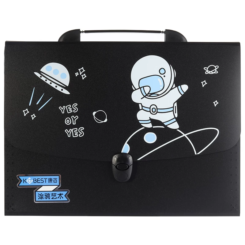 Space File / Document Folder With Handle & Push Lock A4 ( 1 pc )