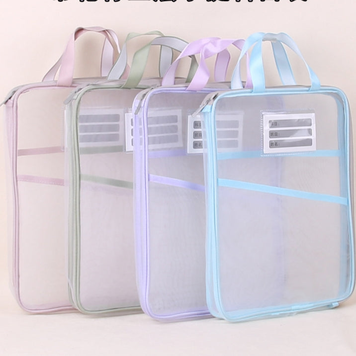 Aesthetic Mesh File Folder / Document Vertical Folder Organizer A4 ( 1pc )