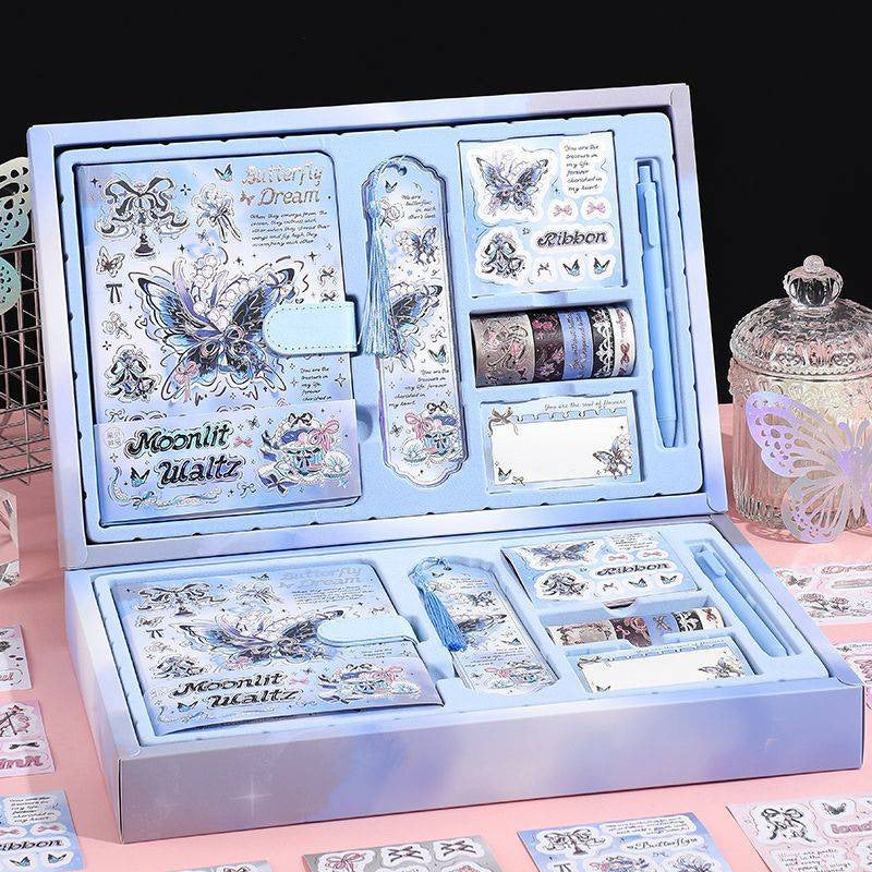 Korean Style Butterfly Journaling Gift Set ( 1set )