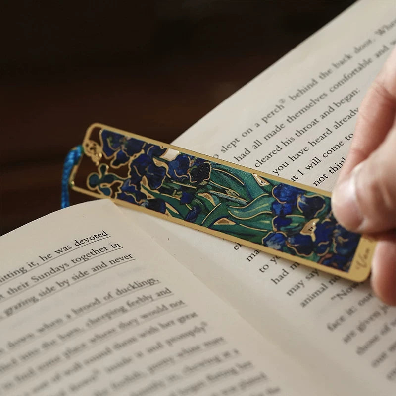 Van Gogh Metal Bookmark With Tassel ( 1pc )