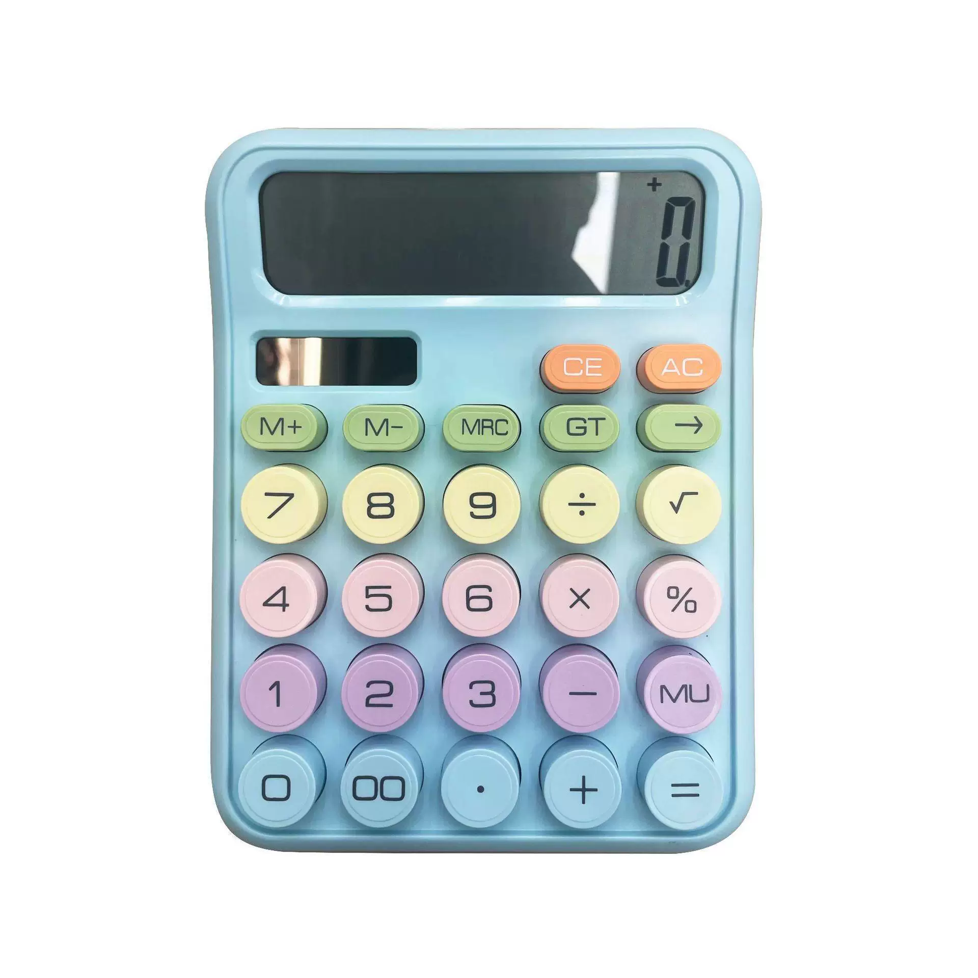 Pastel Calculator Solar / Battery Operated ( 1pc )