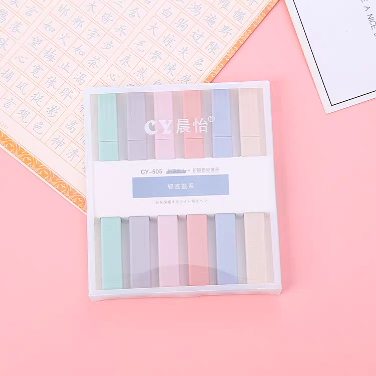 Aesthetic Pastel Highlighter ( 6 pcs )