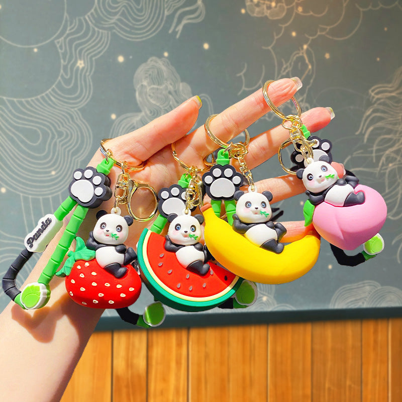 Panda Fruit Keychain ( 1pc )