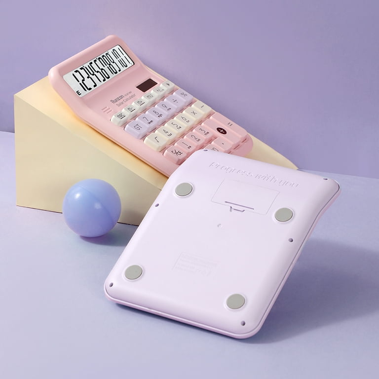 Pastel Aesthetic Calculator Solar / Battery Operated Big ( 1pc )