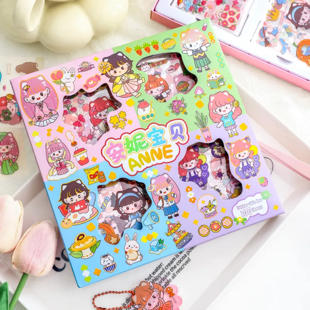 Kawaii Sticker Set ( 100 sheets )