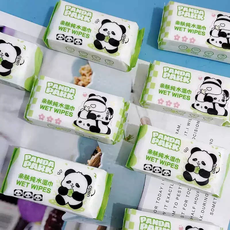 Panda Wet Wipes Tissue Pack ( 8 Packs )
