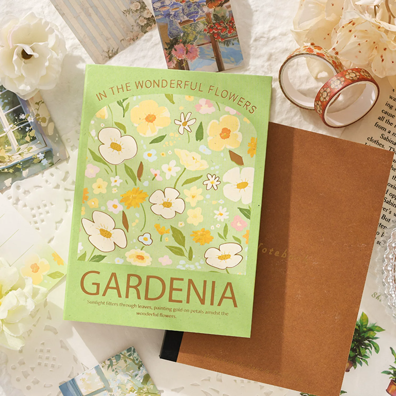 Sea of Flowers Series Journaling Scrapbook Gift Set ( 1 set )