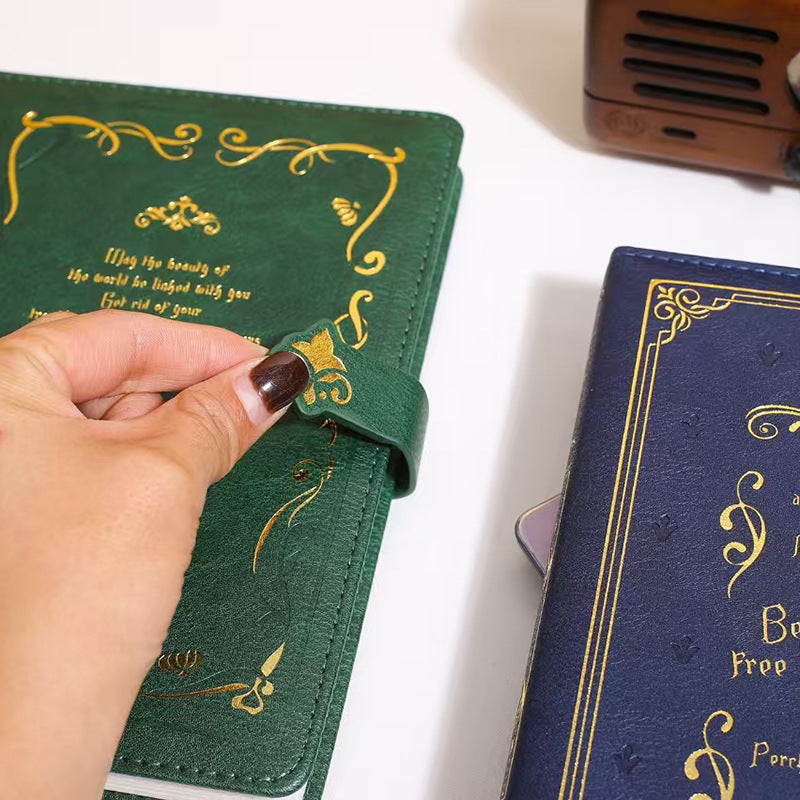 Vintage Quoted Leather Notebook Diary (1pc )