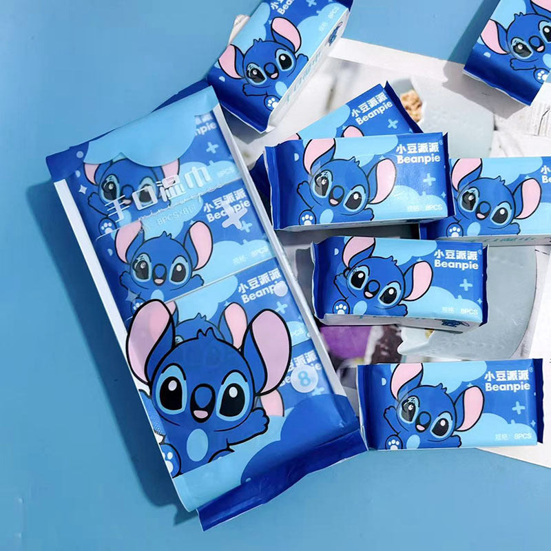 Stitch Wet Wipes Tissue Pack ( 8 Packs )
