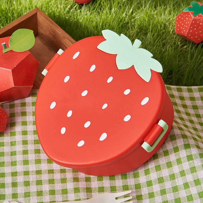 Strawberry Pineapple Snack Lunch Bento Box ( 1pc )