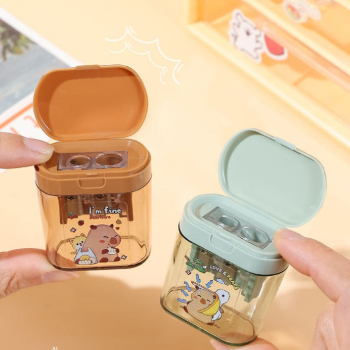 Capybara Dual Pencil Sharpener ( 1pc )