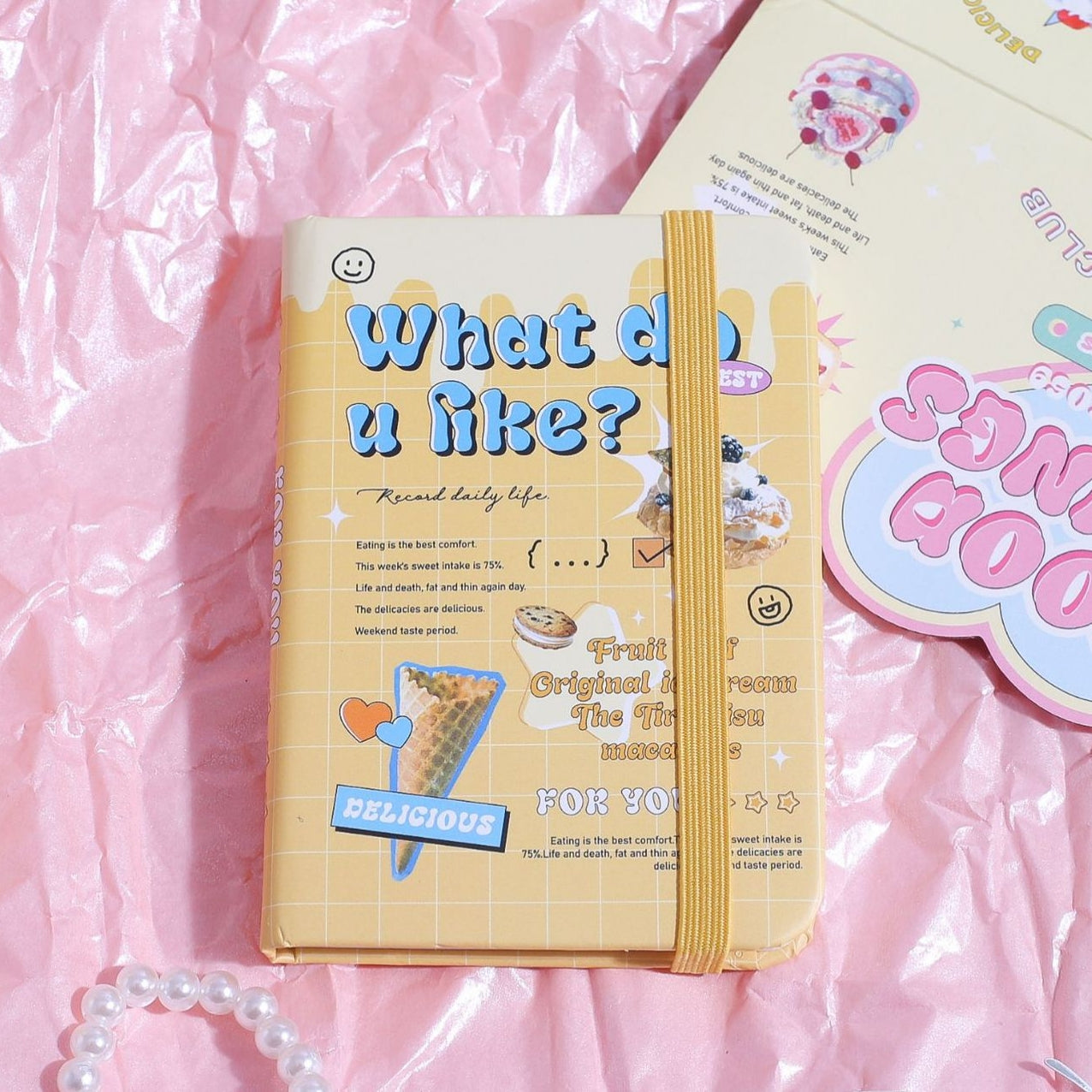 Retro Notebook Dairy A7 ( 1pc )
