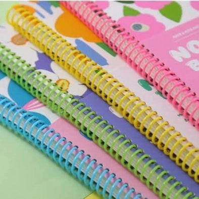 Floral Botanical Spiral Notebook Diary A5 ( 1pc )