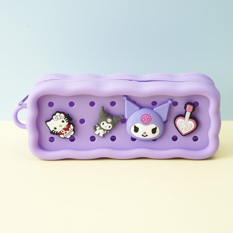 Sanrio Silicone Stationery Multipurpose Pencil Pouch ( 1pc )
