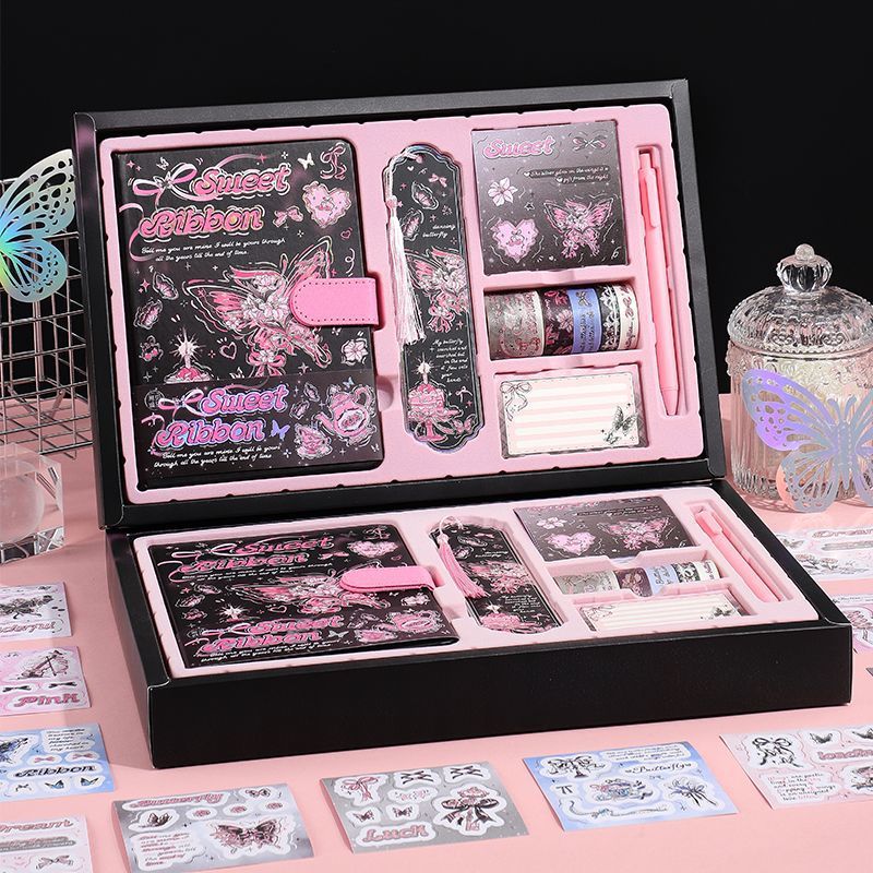 Korean Style Butterfly Journaling Gift Set ( 1set )