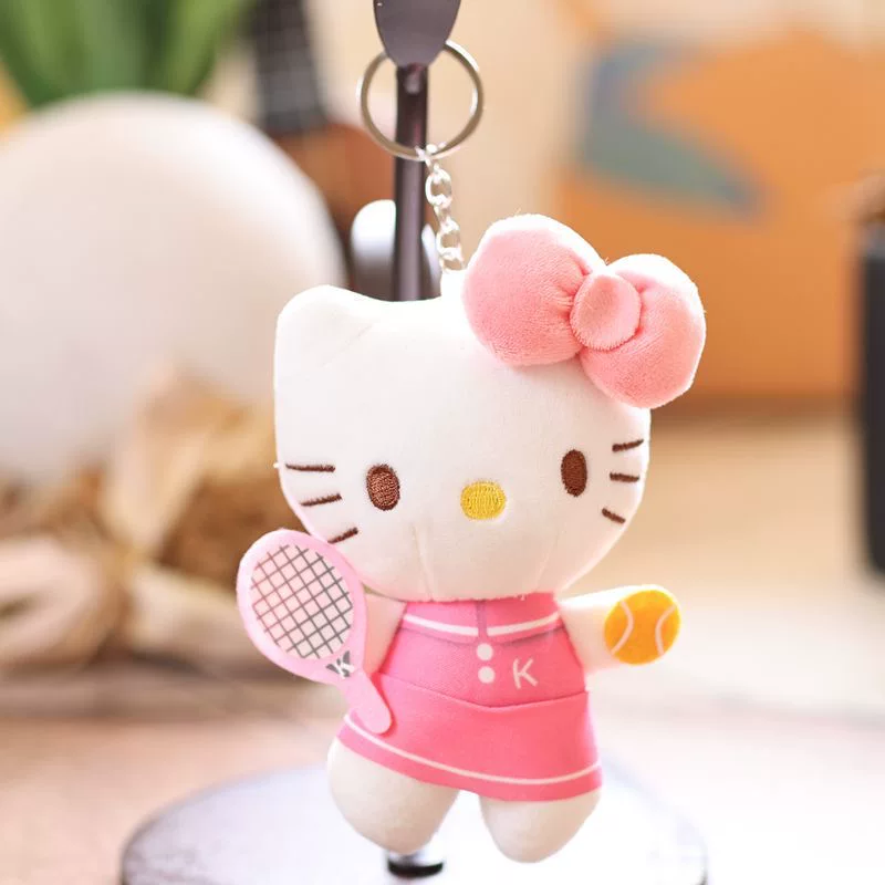 Hello Kitty Plush Keychain Toy ( 1pc )