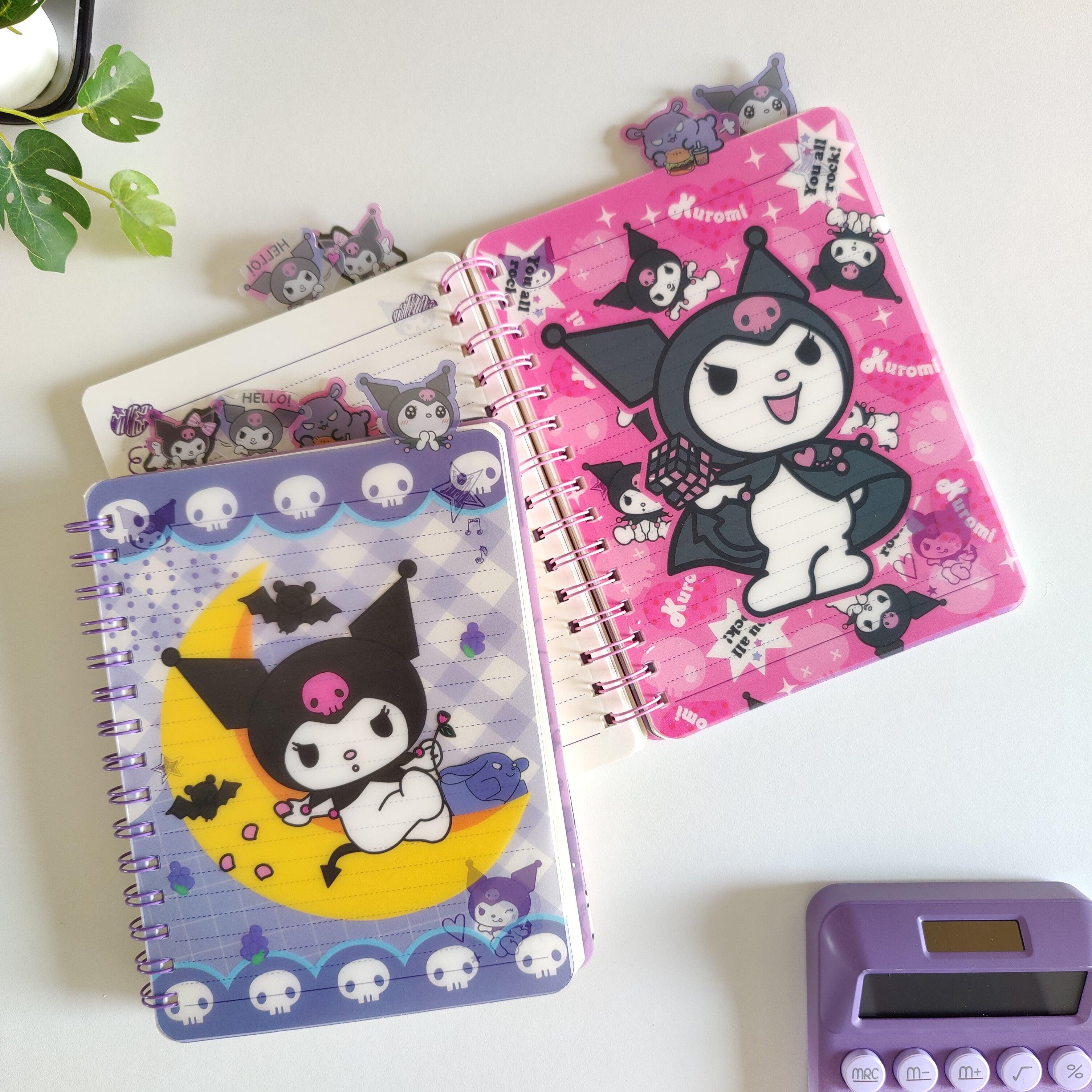 Kuromi Illusion Spiral Notebook Diary ( 1pc )