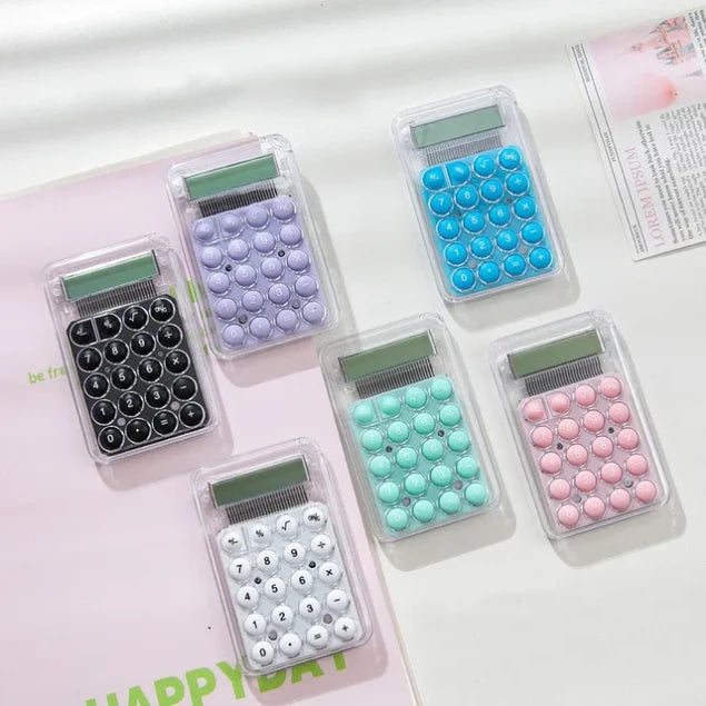 Transparent Mini Calculator ( 1pc )