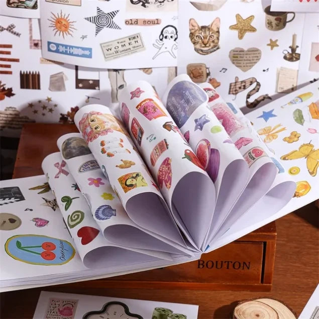 Daylight Gathering Collection Journaling Scrapbooking Sticker Book ( 50sheets )