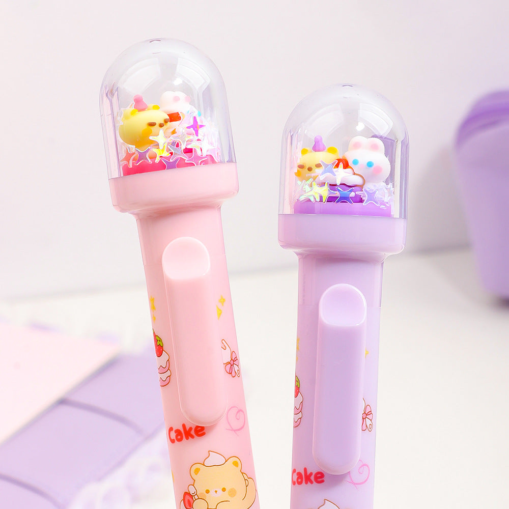 Bunny Cake Confetti Gel Pen ( 1pc )