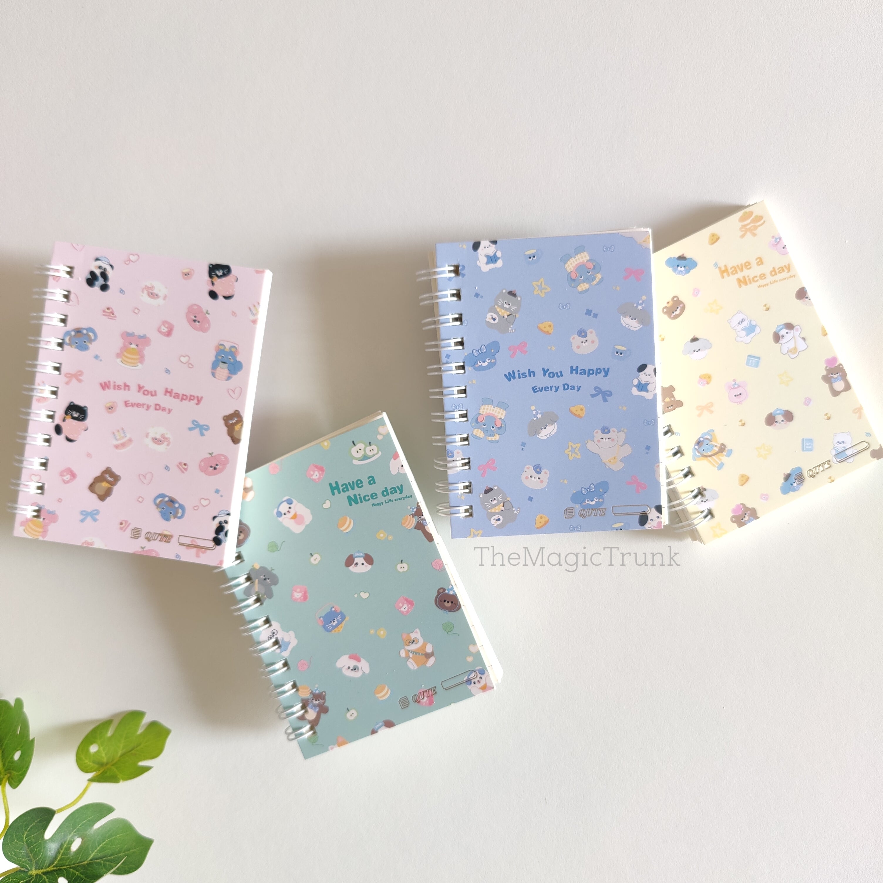 Kawaii Spiral Pocket Notebook Diary ( 1pc )