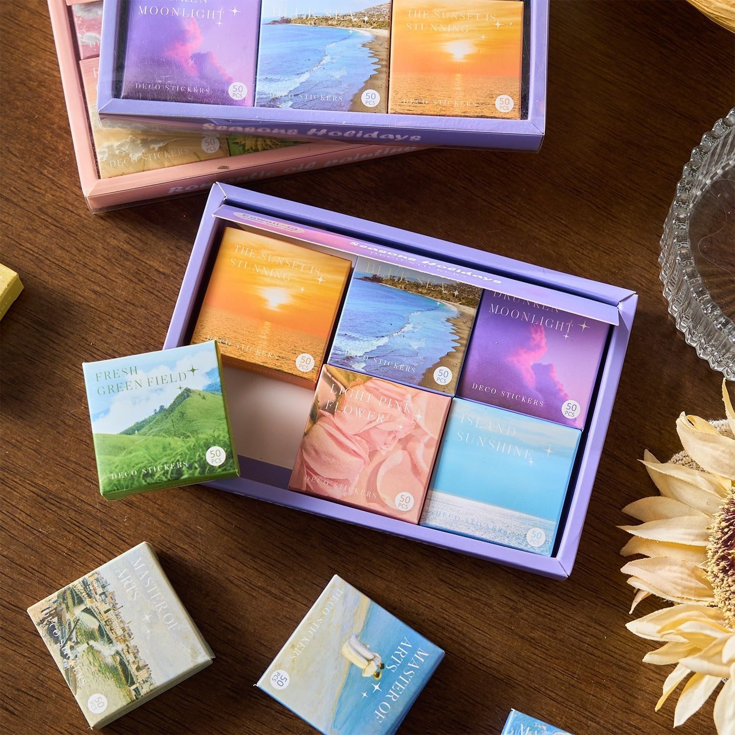 Time Notes Series Journaling Scrapbooking Self Adhesive Stickers ( 300pcs )