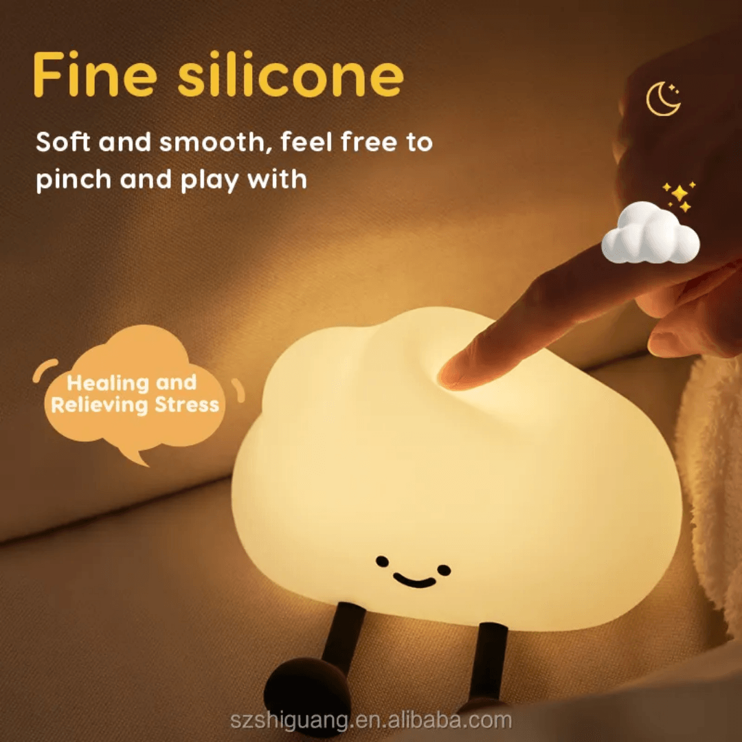 Cloud Silicon Lamp Rechargeable ( 1pc )