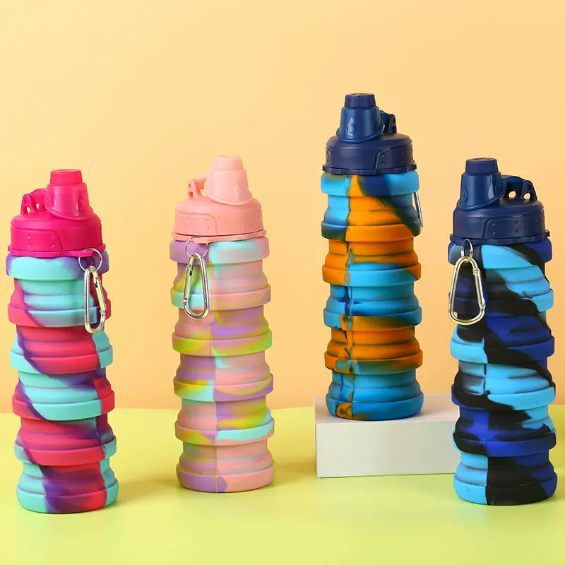 Silicone Collapsible Foldable Water Bottle ( 1 pc )